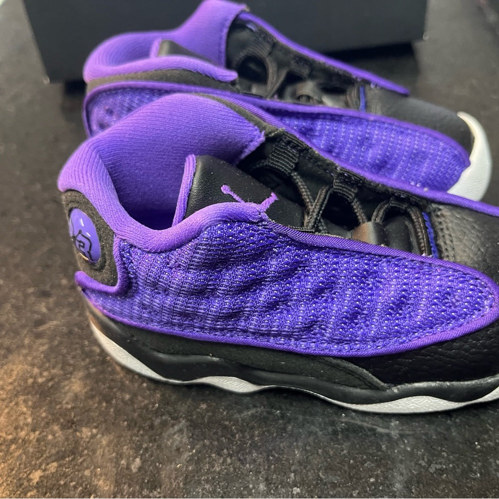 Toddler retro 13s purple n black Sz various