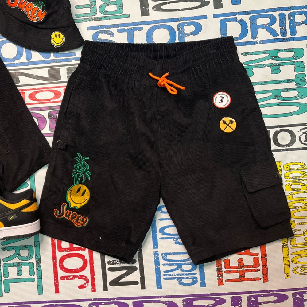 Juren colloroid shorts black sz various