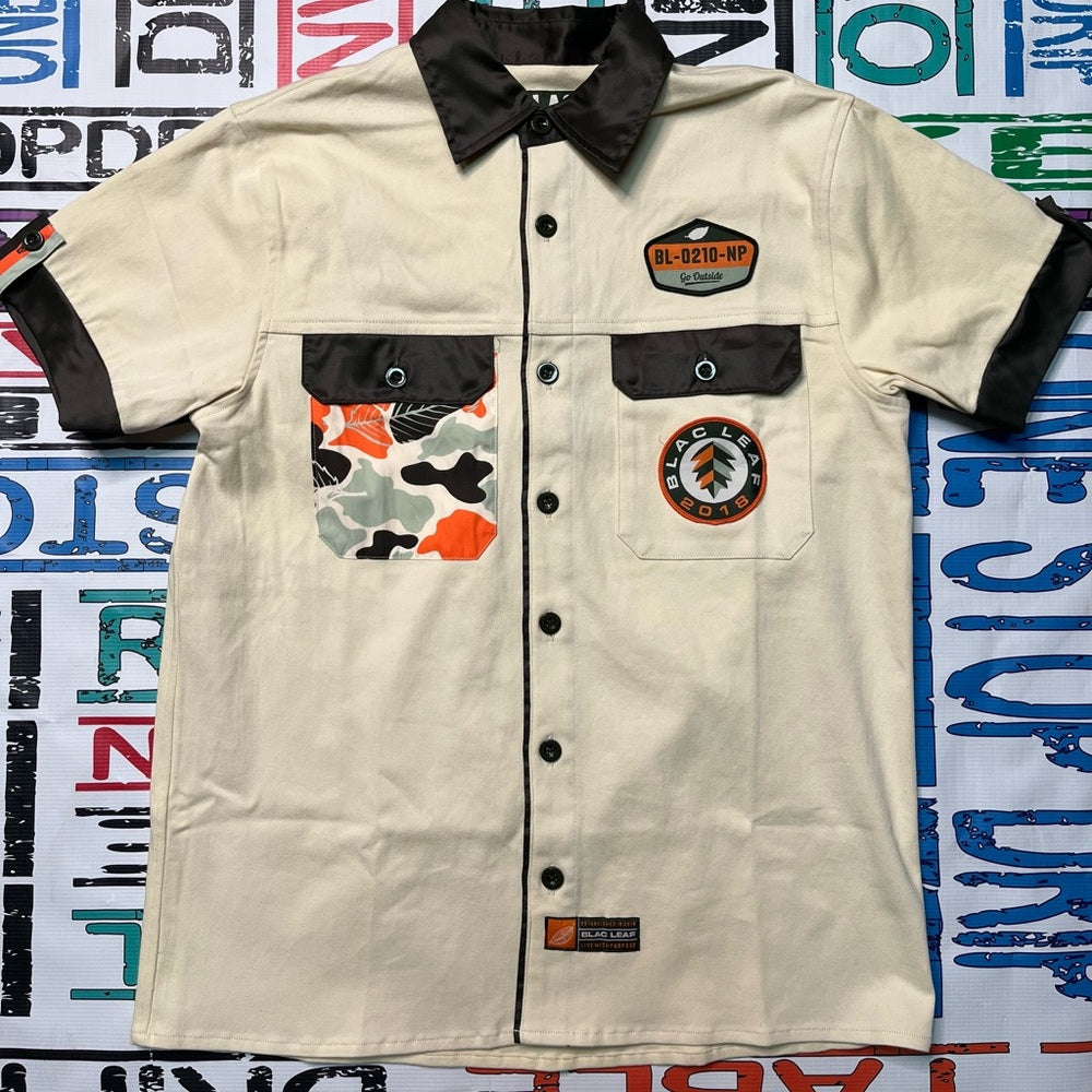 Blac Leaf 2 piece set polo button down muti colors