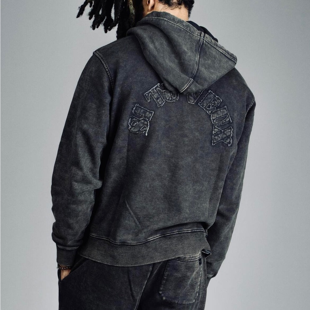 Si tu vuiex hoodie acid wash Sz various