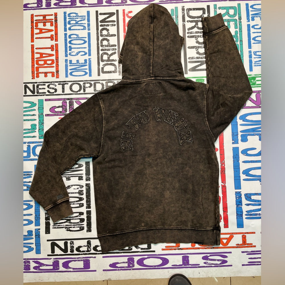 Si tu vuiex hoodie acid wash Sz various