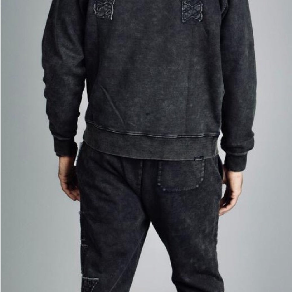 Si tu vuiex hoodie acid wash Sz various