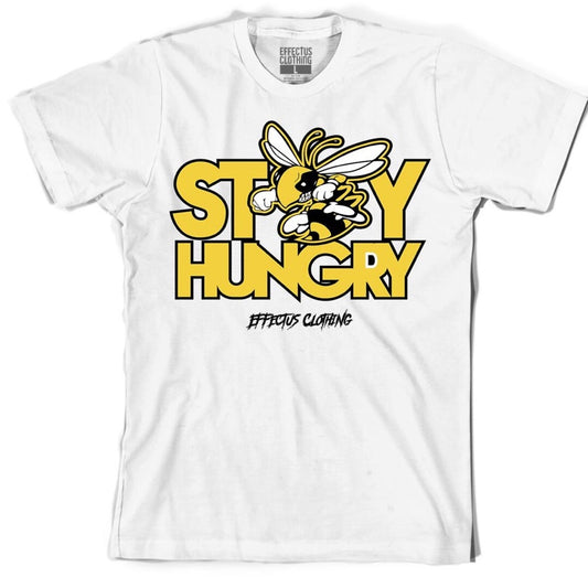 STAY HUNGRY graphic tee Sz Various