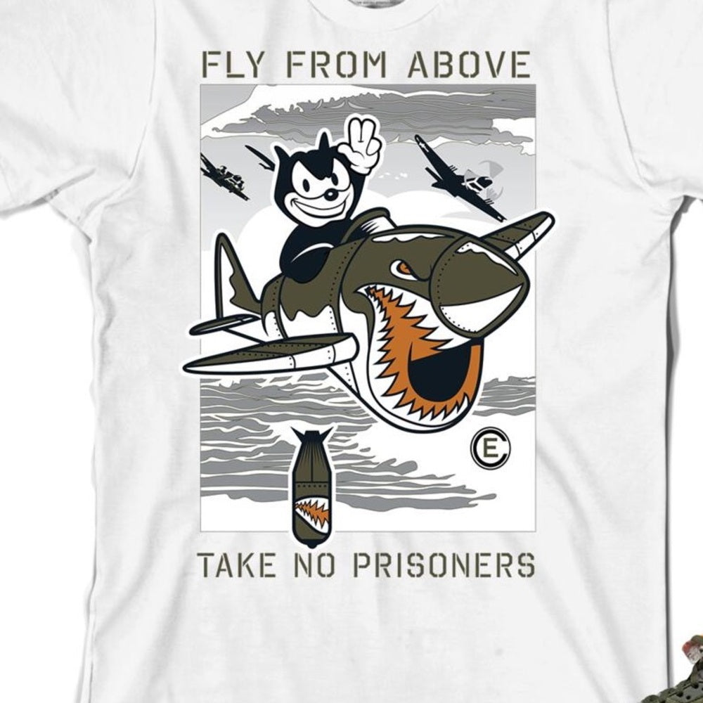 Fly above the rim graphic tee Sz Various
