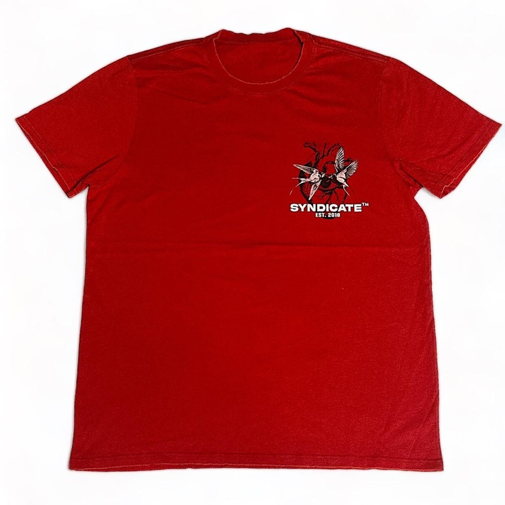 Syndicate High quality graphic tee Sz Various red
