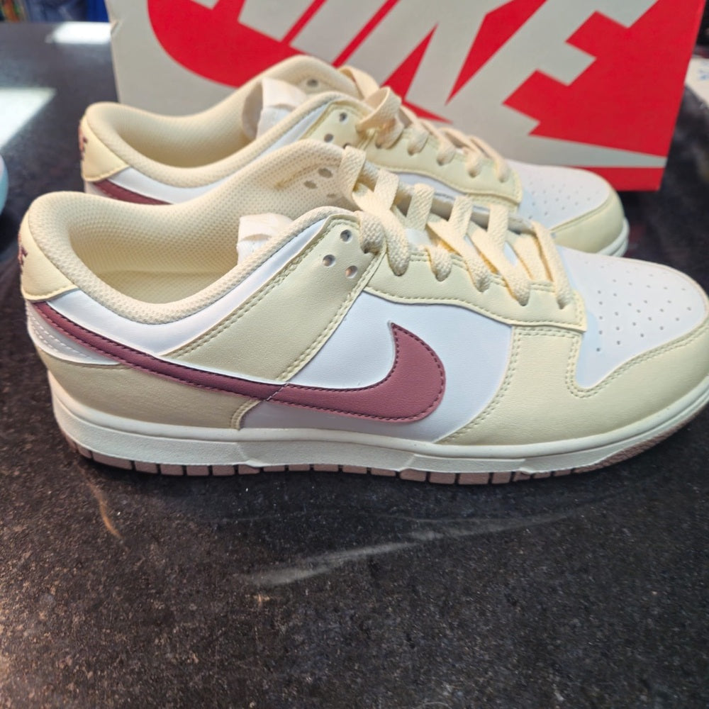 Women's Size 9.5 - Nike Dunk Low Next Nature Coconut Mauve DD1873 103