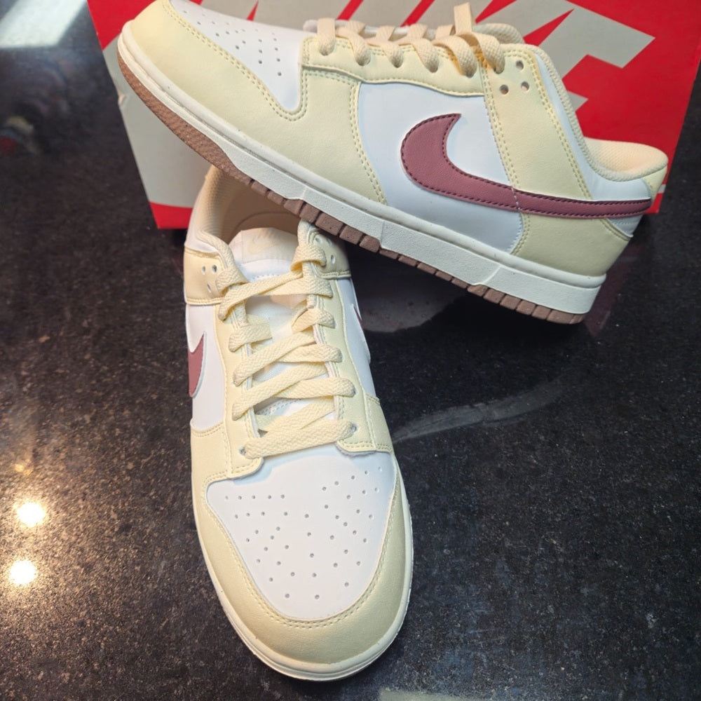 Women's Size 9.5 - Nike Dunk Low Next Nature Coconut Mauve DD1873 103