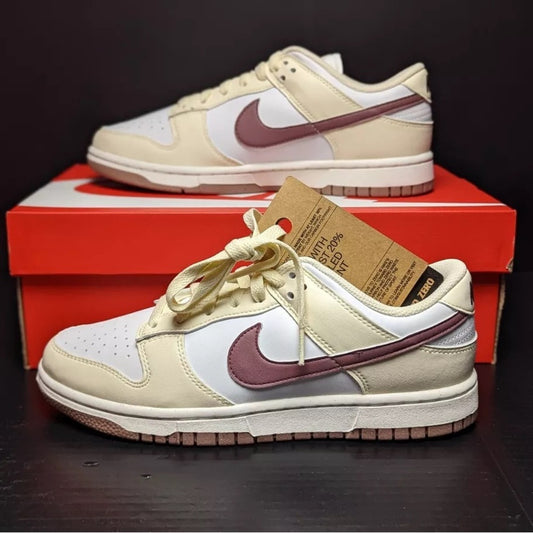 Women's Size 9.5 - Nike Dunk Low Next Nature Coconut Mauve DD1873 103