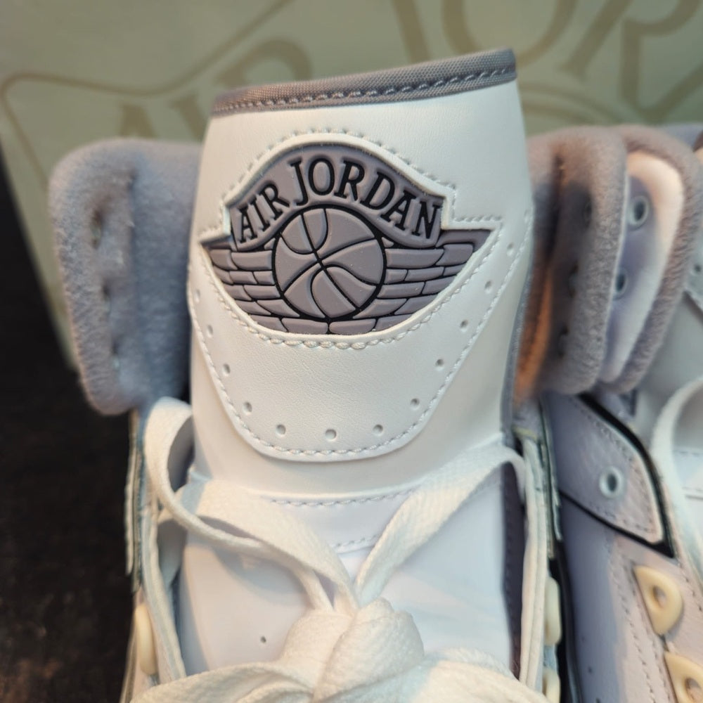 Nike Air Jordan 2 Retro Mid Mens Casual Shoes White DR8884-100 NEW Size 10