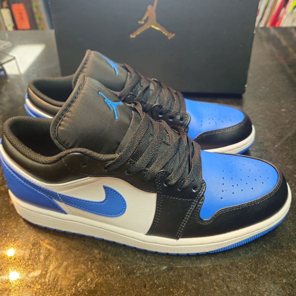 AIR JORDAN 1 RETRO LOW ROYAL TOE sz 9.5