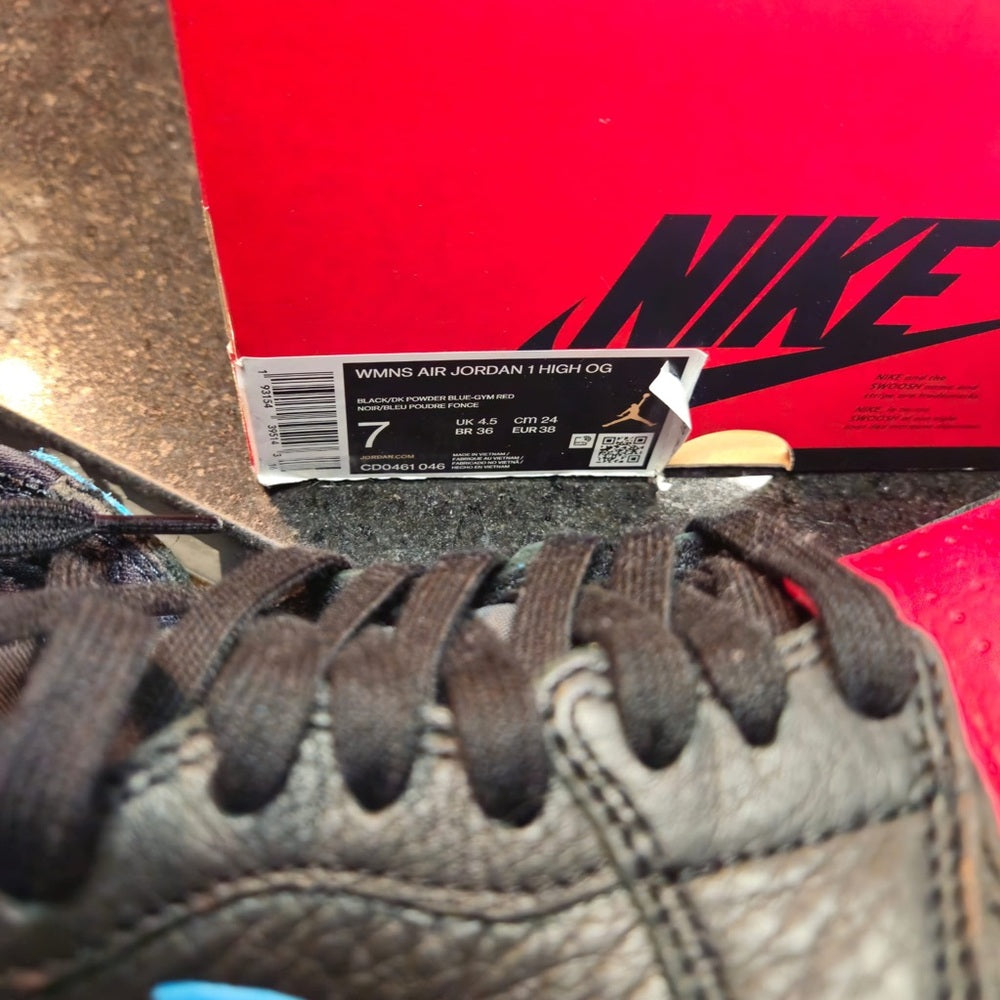 Jordan 1 'UNC to CHI' Size 7 women’s