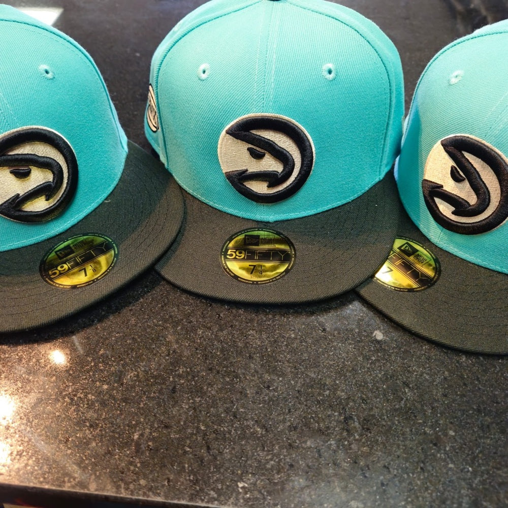 Atlanta hawks fitted cap sz VARIOUS