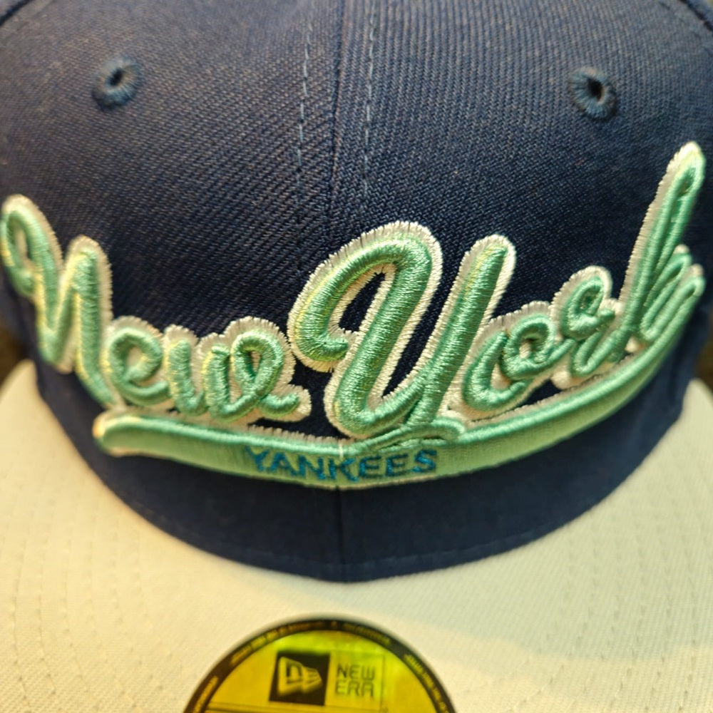 Sz 7 3/8 NY Yankees fitted cap