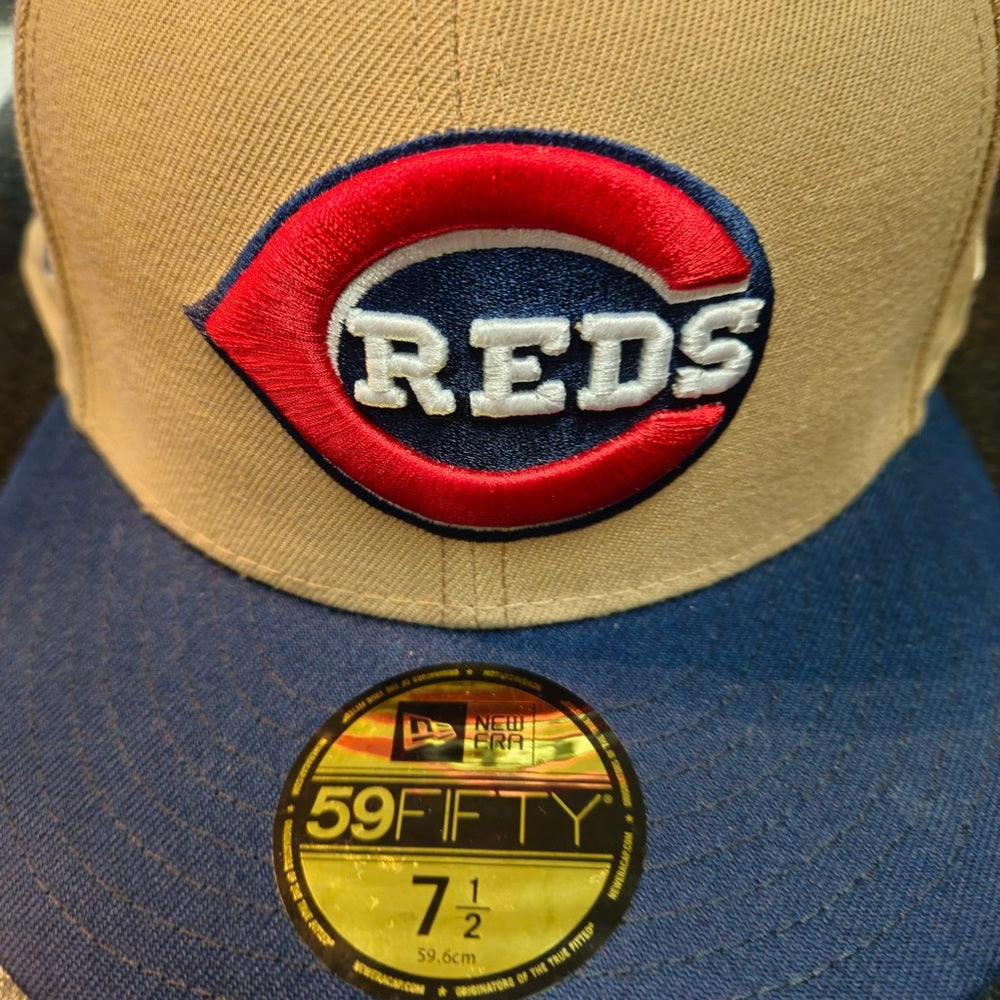 Sz 7 1/2 Cincinnati reds fitted cap