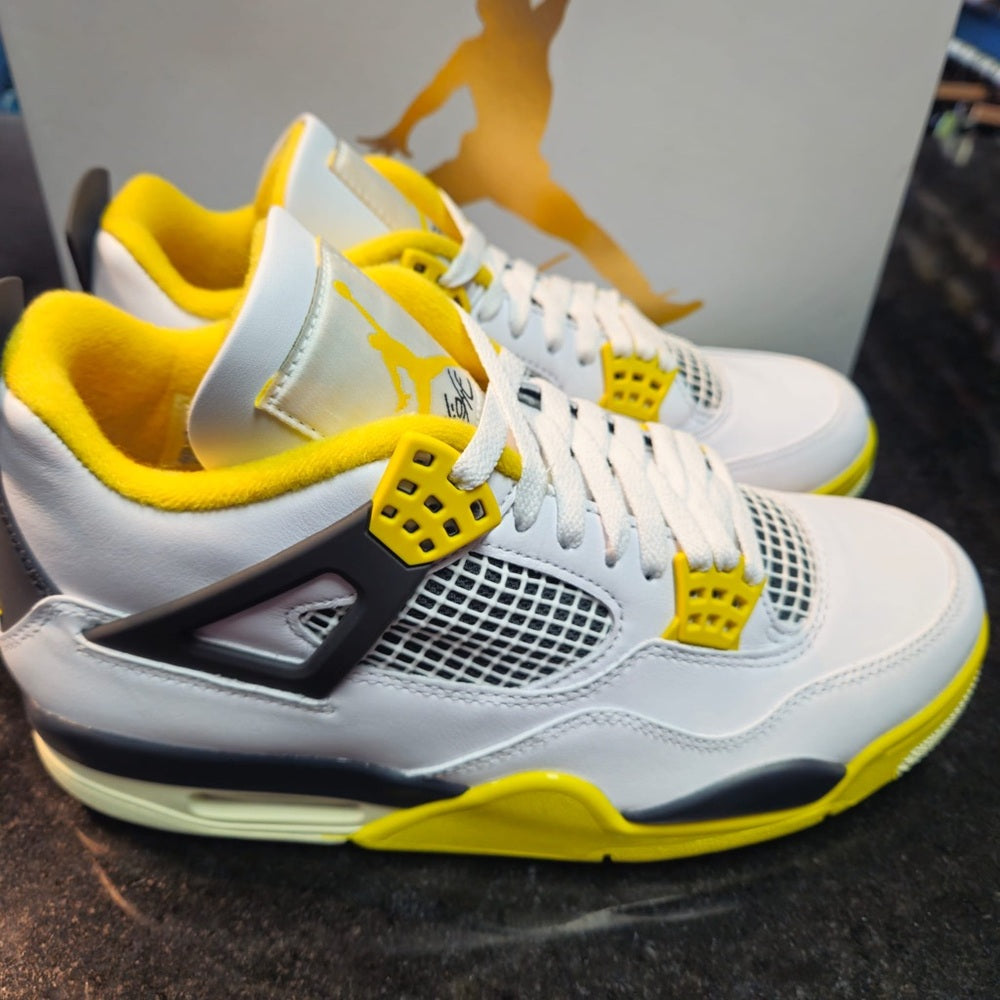 Sz Various  Wmns Air Jordan 4 Retro Vivid Sulfur W  In-hand Ships Today