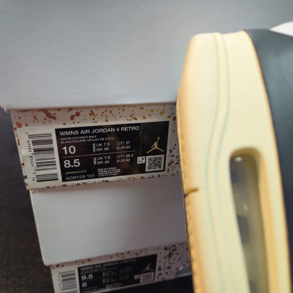 Sz Various  Wmns Air Jordan 4 Retro Vivid Sulfur W  In-hand Ships Today