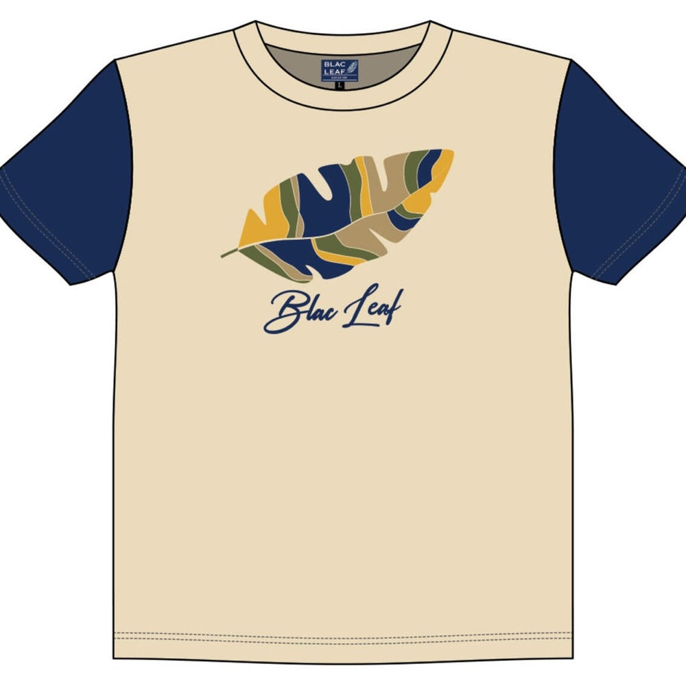 Black leaf logo tee Sz various