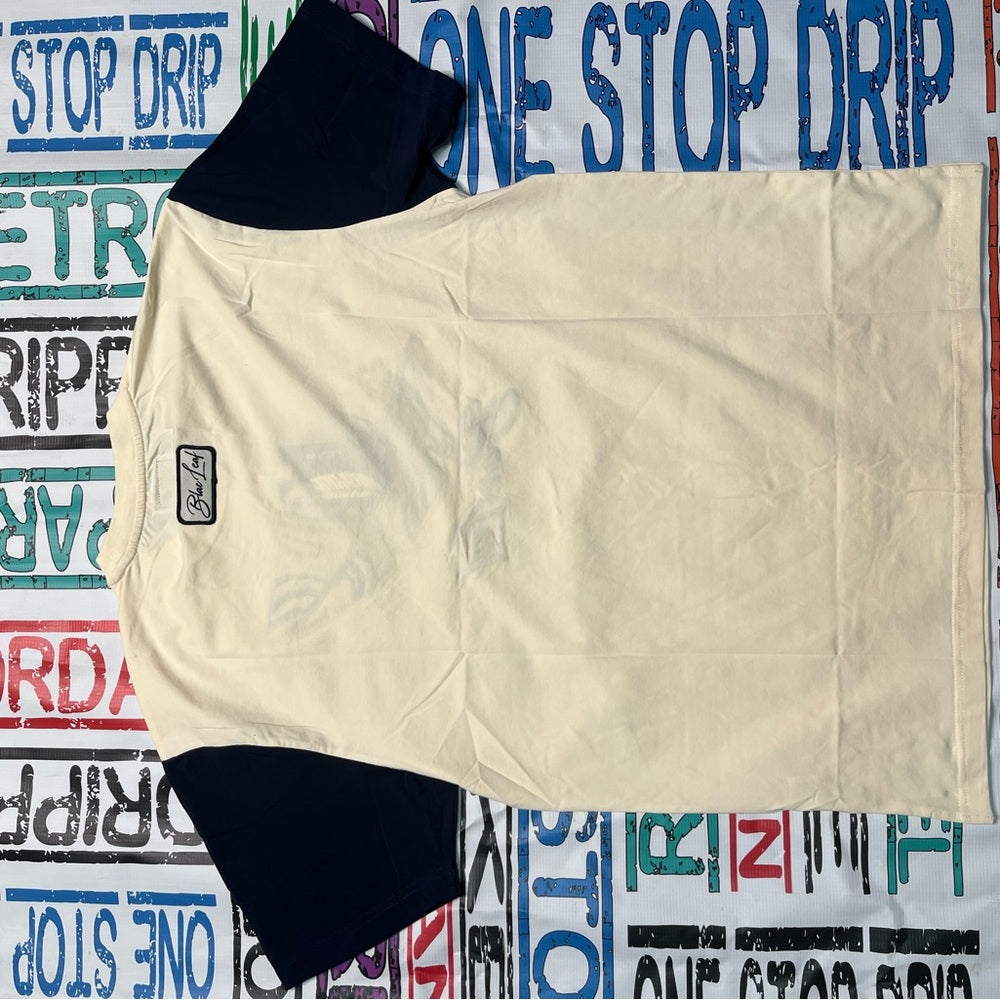 Black leaf logo tee Sz various