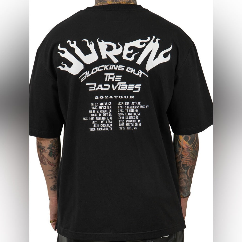 Juren over size tee Sz various