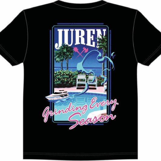 Juren stitched graphic tee Sz various