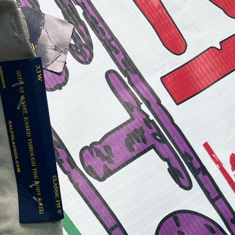 Polo Light Khaki Shorts Sz 33