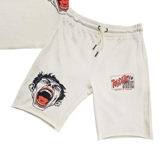 Rawyalty graphic shorts Sz various
Shirt sold separately!