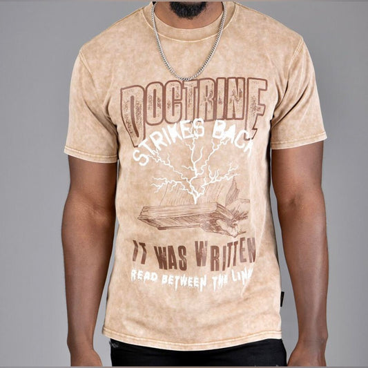 Doctrine Logo high quality textured tee Sz various