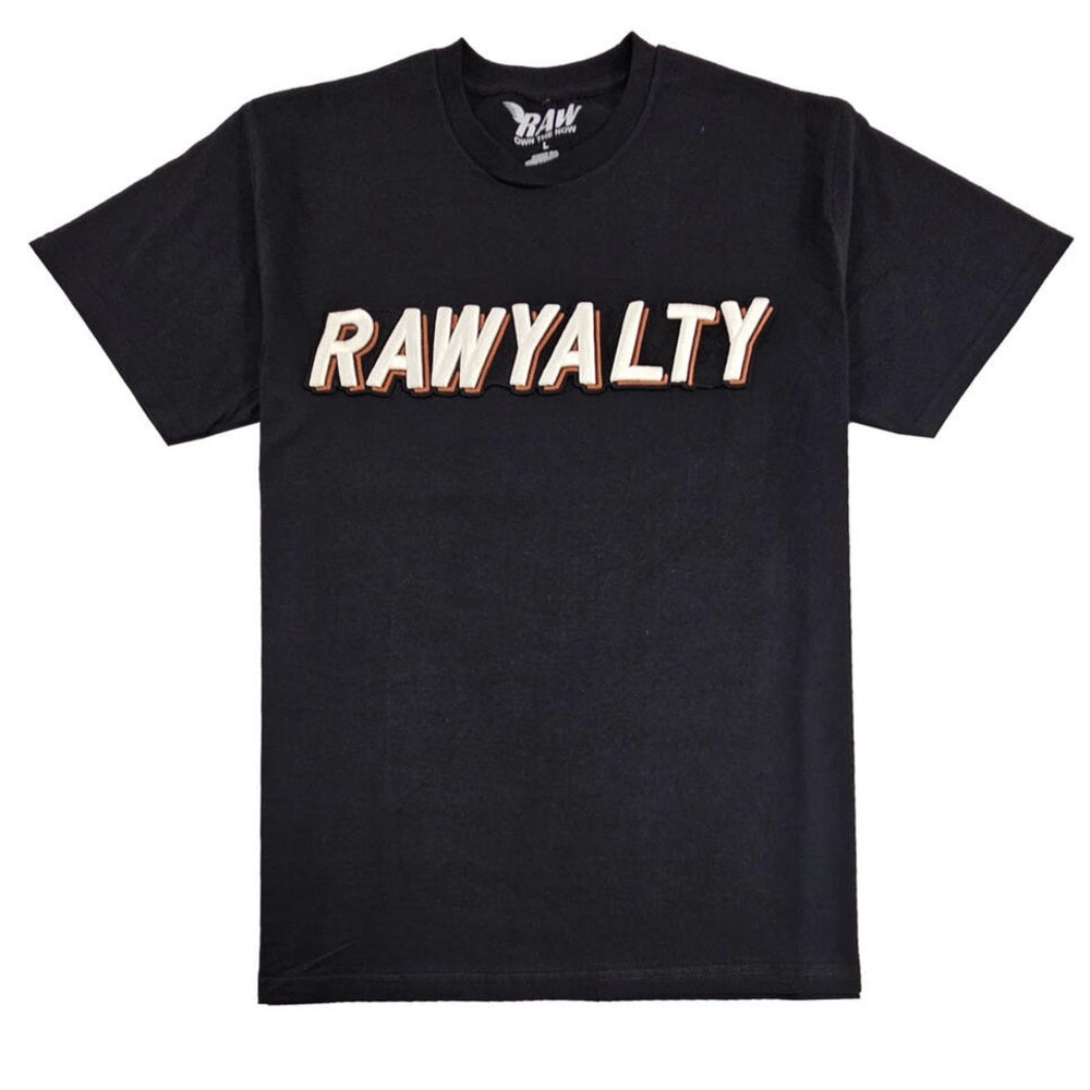 Rawyalty logo tee sz various black