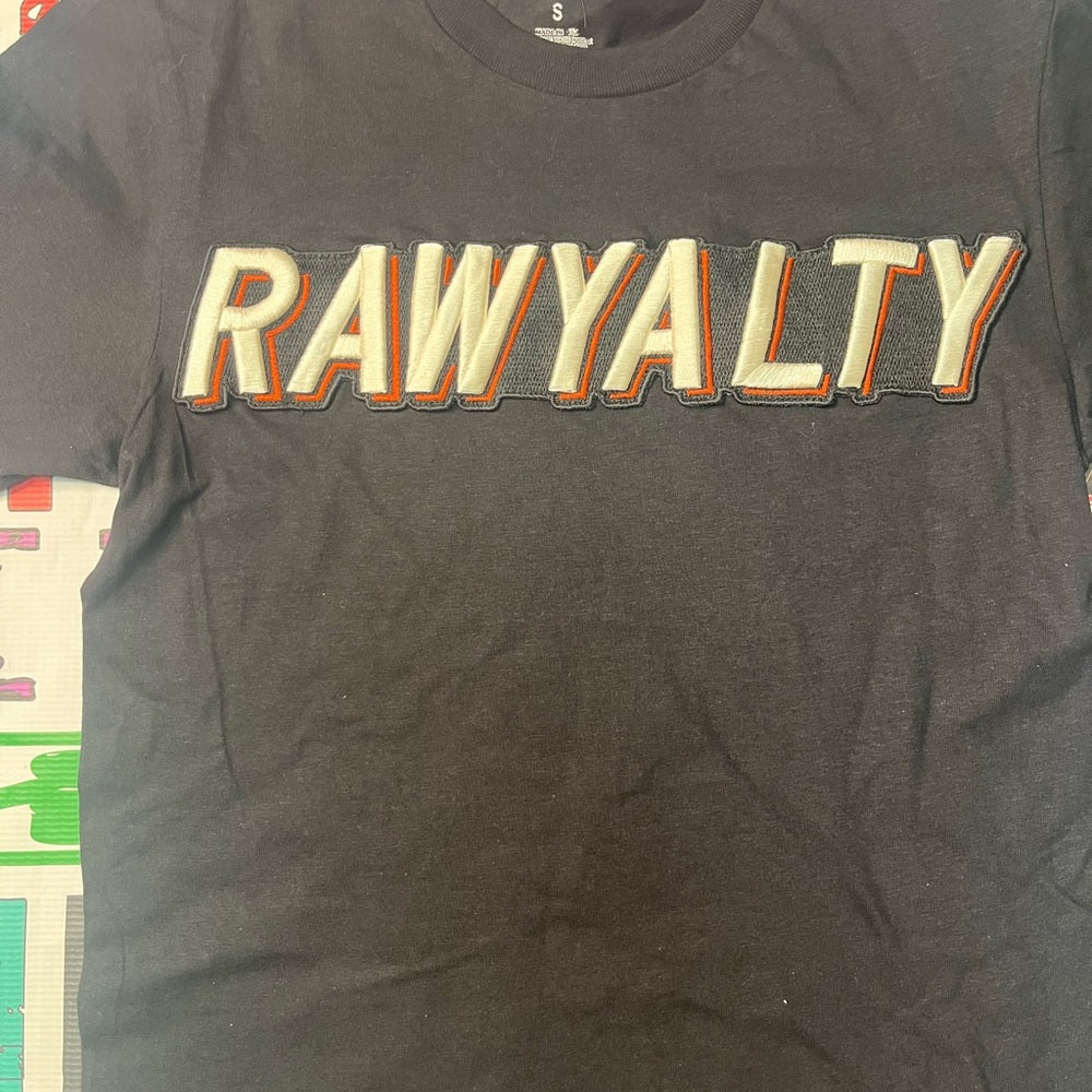 Rawyalty logo tee sz various black