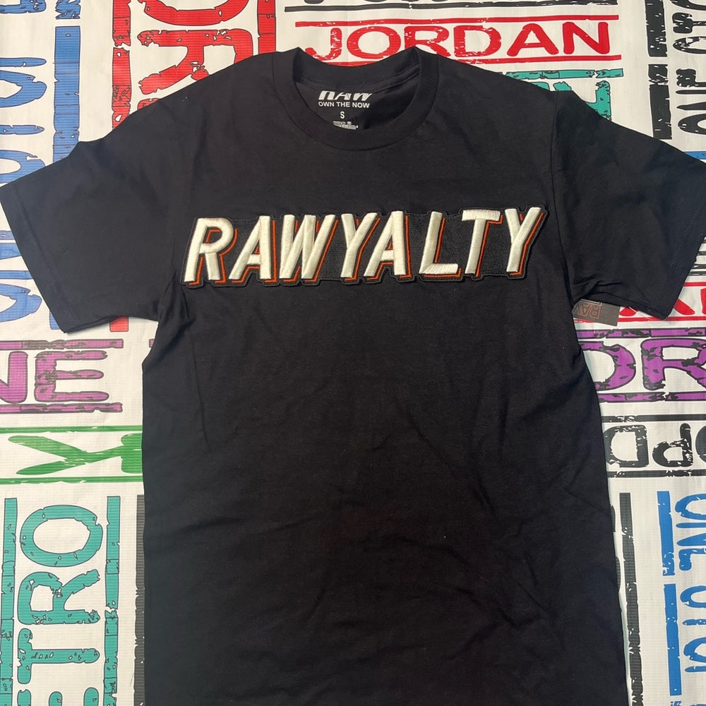 Rawyalty logo tee sz various black
