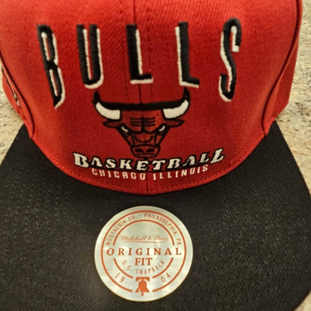 Mitchell & Ness NBA Chicago Bulls Rise & Shine Snapback Hat, Cap, New