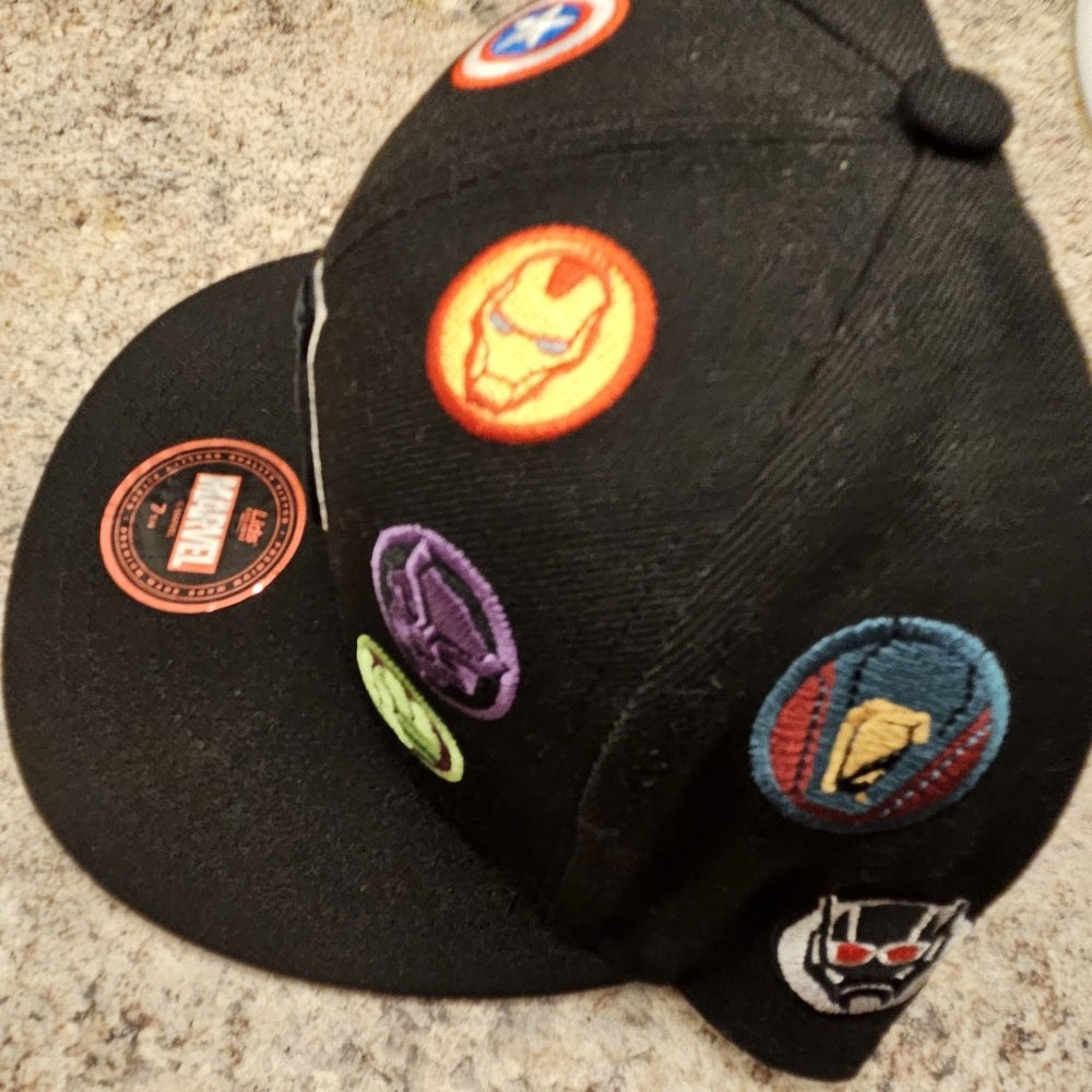 The Avengers Marvel Fitted Hat - Black Sz various