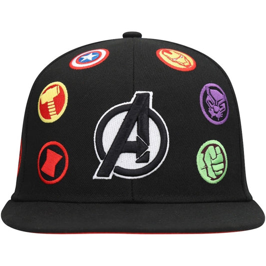 The Avengers Marvel Fitted Hat - Black Sz various