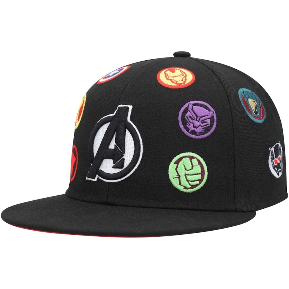 The Avengers Marvel Fitted Hat - Black Sz various