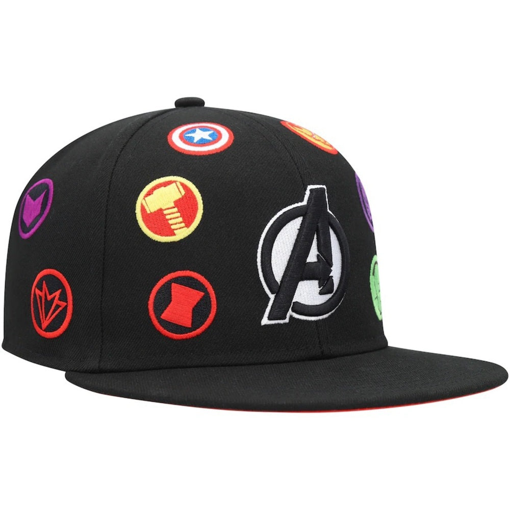 The Avengers Marvel Fitted Hat - Black Sz various