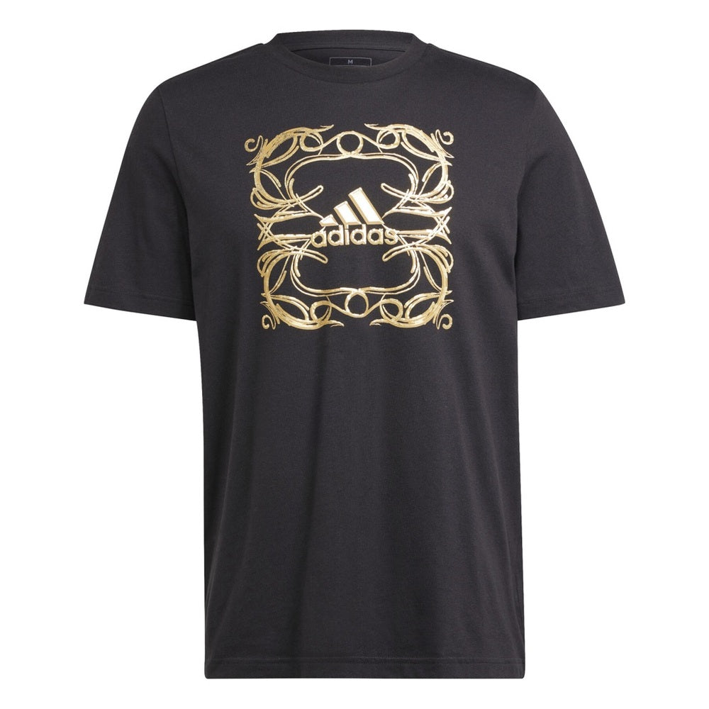 Sz various men’s adidas shirt black & gold