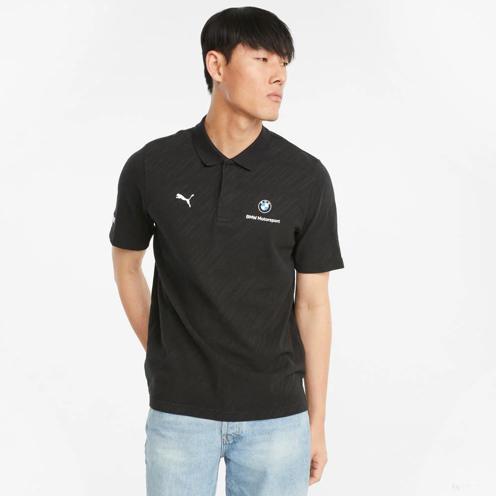BMW polo shirt black sz medium