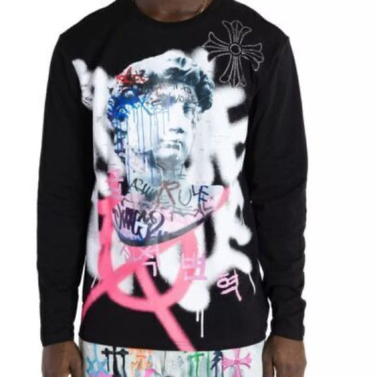 Sz Various smokeRise graphic longsleeve