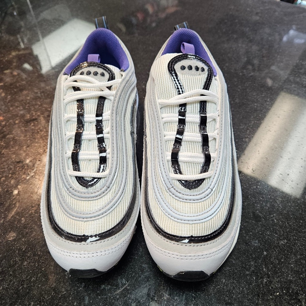 Nike Air Max 97 Kaomoji Airmoji Size 6.5 Court Purple White New DD9598 100
