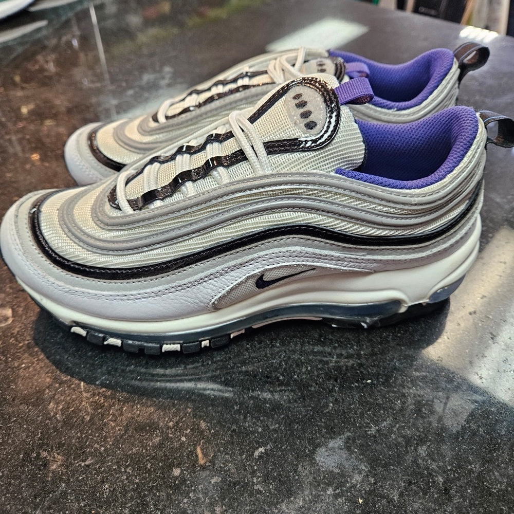Nike Air Max 97 Kaomoji Airmoji Size 6.5 Court Purple White New DD9598 100