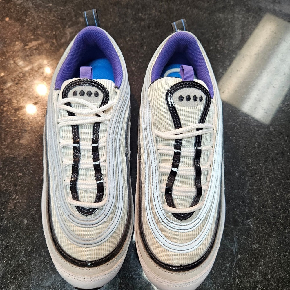 Nike Air Max 97 Kaomoji Airmoji Size 6.5 Court Purple White New DD9598 100