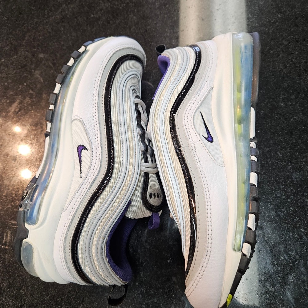 Nike Air Max 97 Kaomoji Airmoji Size 6.5 Court Purple White New DD9598 100