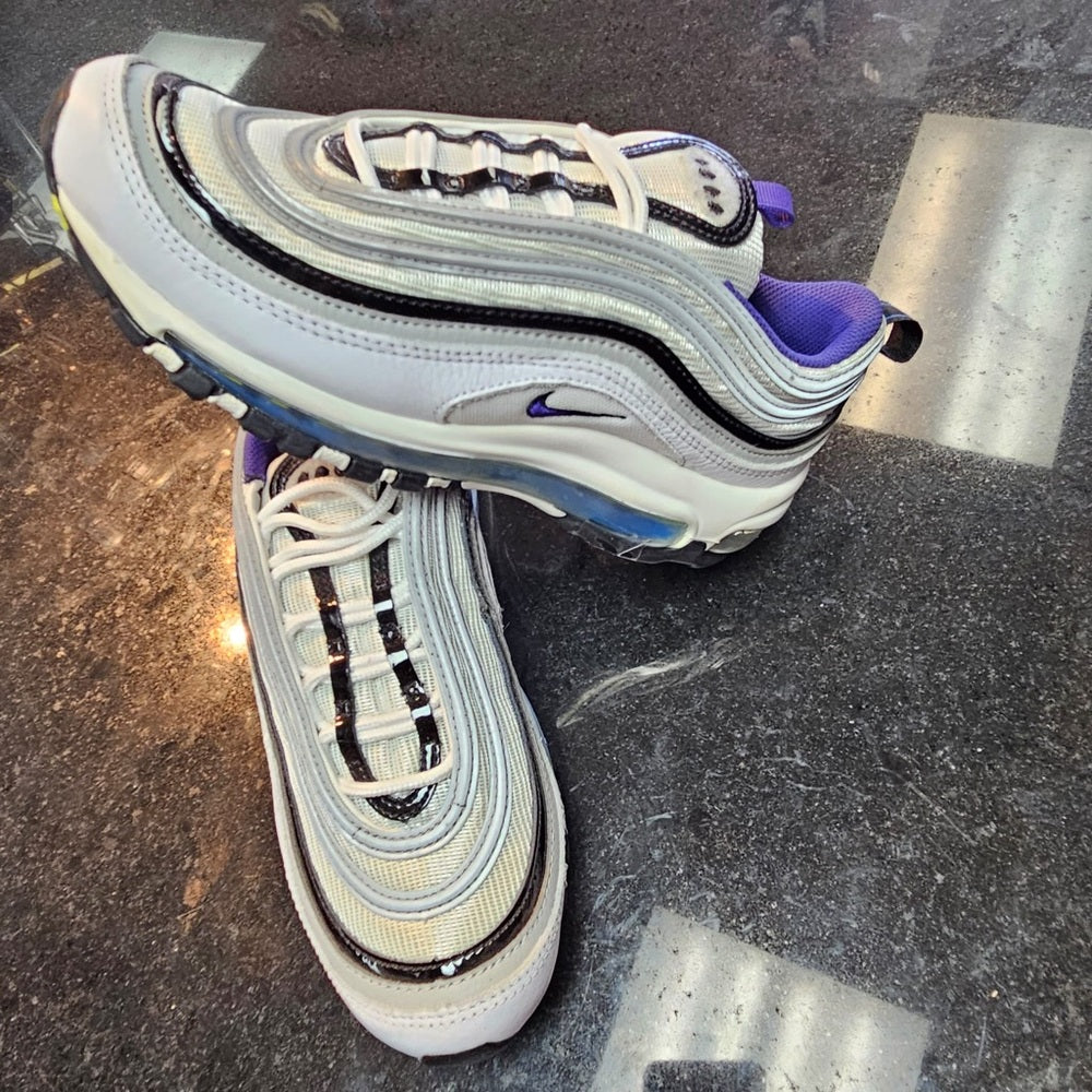 Nike Air Max 97 Kaomoji Airmoji Size 6.5 Court Purple White New DD9598 100