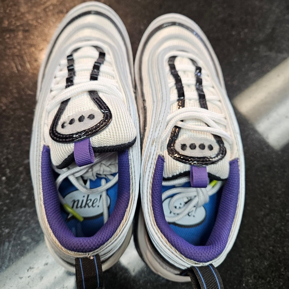Nike Air Max 97 Kaomoji Airmoji Size 6.5 Court Purple White New DD9598 100