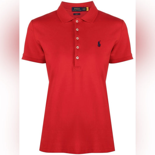 Sz Various red polo womens shirt