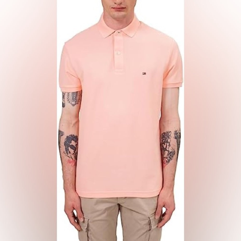 Sz Xl pink polo Tommy Hilfiger casual shirt