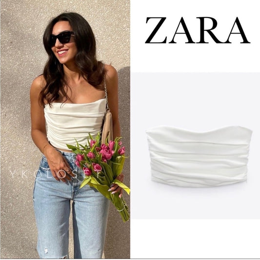 Sz Small Zara tube top white