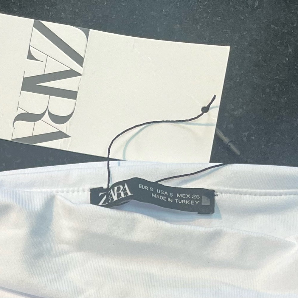 Sz Small Zara tube top white