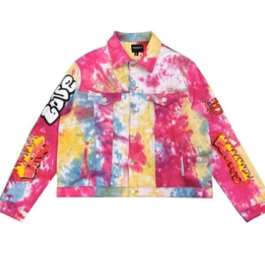Sz various tye dye jacket cooper 9