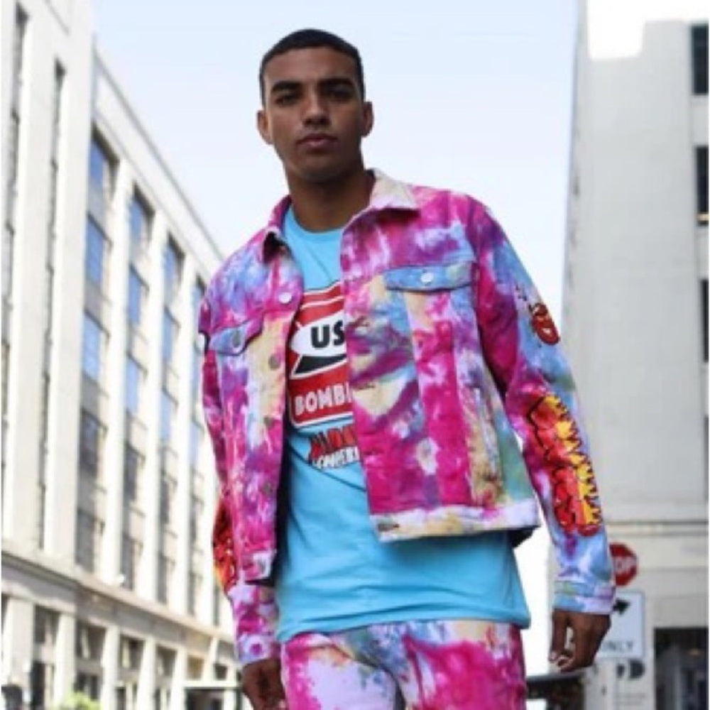 Sz various tye dye jacket cooper 9